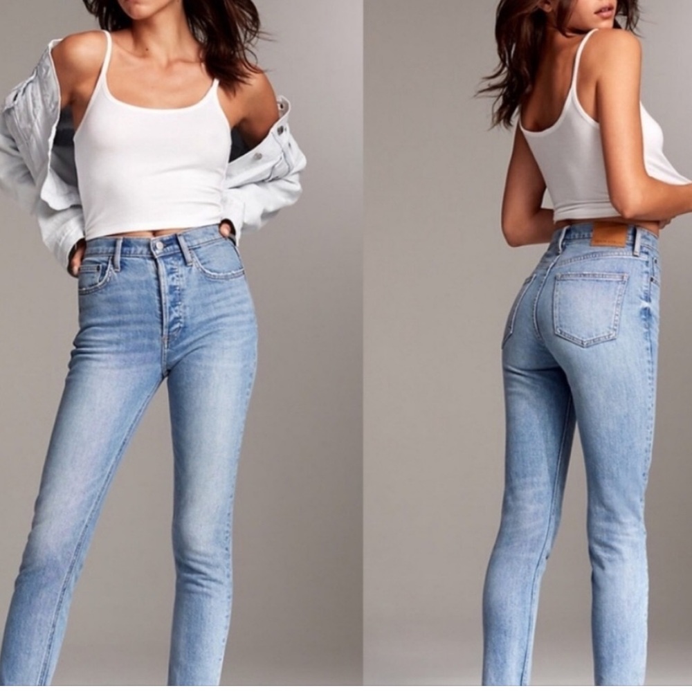 Denim Forum Yoko High-Rise Slim Jeans